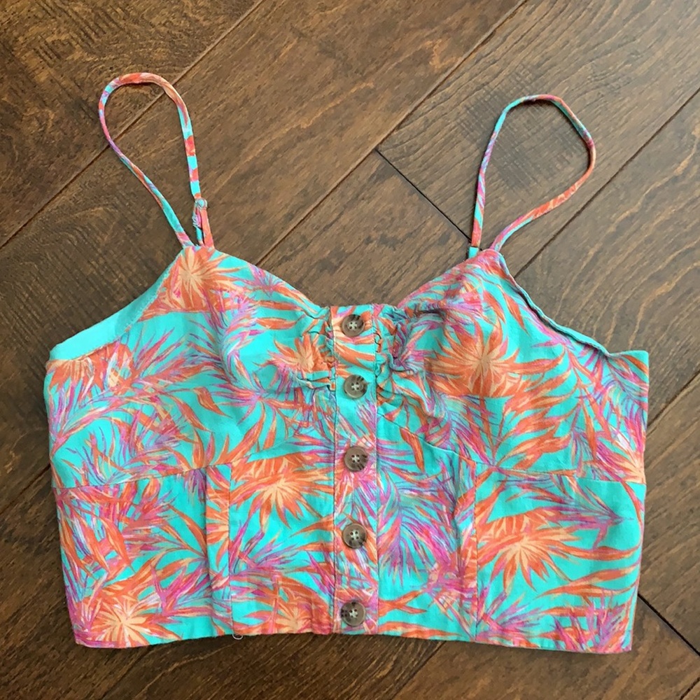 Gianni Bini Tropical Two Piece Skirt Set - Picture 3 of 11